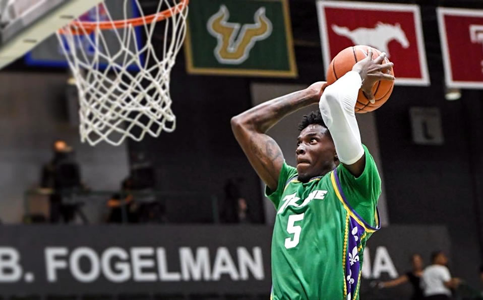 Teshaun Hightower juega para la Universidad de Tulane en los Estados Unidos. (@TeshaunTH)