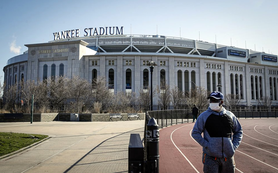 Nueva York, el estado de más contagios en EEUU, abre la puerta al regreso del deporte profesional. (Foto: AP)