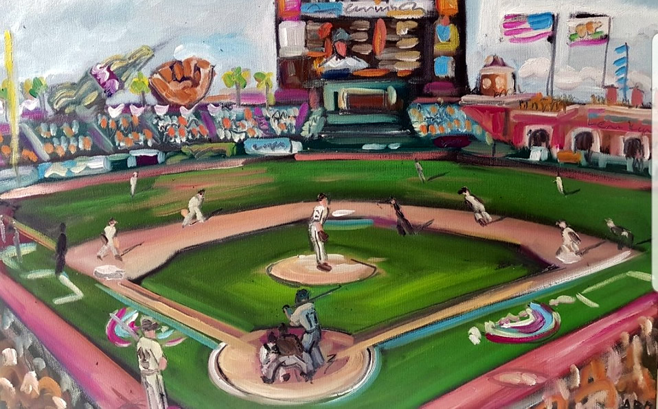 El béisbol es uno de los deportes más importantes en países de América Latina y EEUU. (Foto: @andybisanartist)
