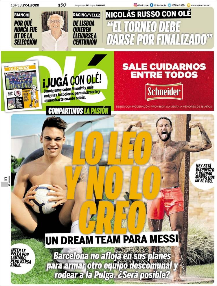 Diario Olé, Argentina