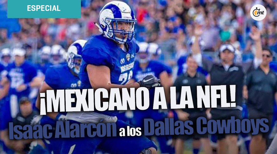 Isaac Alarcón, cómo vivió el anuncio de que jugaría con los Dallas Cowboys