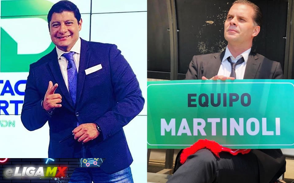 El Zar Aguilar y Martinoli fueron compañeros en TV Azteca por varios años. (@ElZarAguilar | @CMartinoliMX)