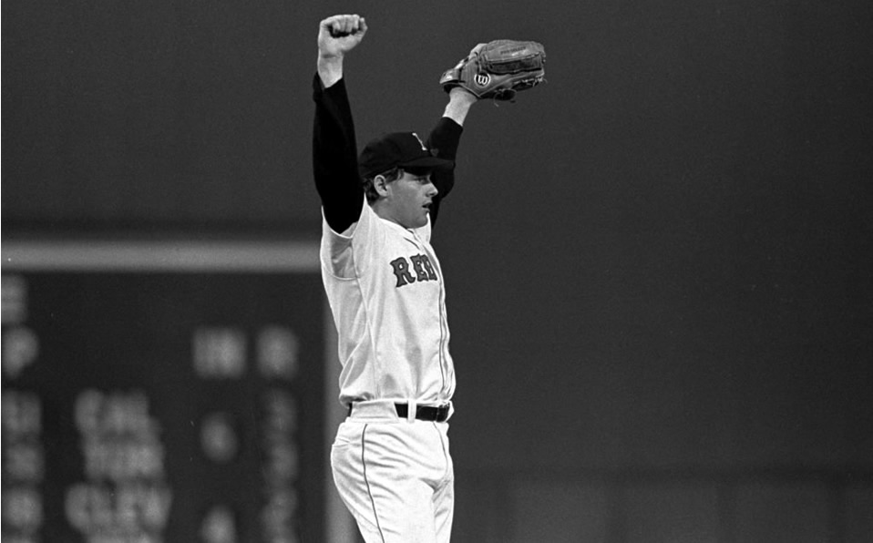 Clemens celebra al finalizar el juego. (Foto: @TheSportsMuseum)