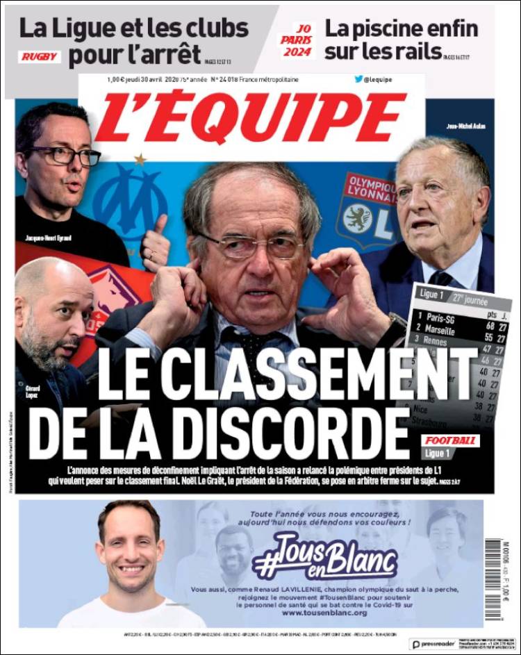 L'Equipe. (Francia)