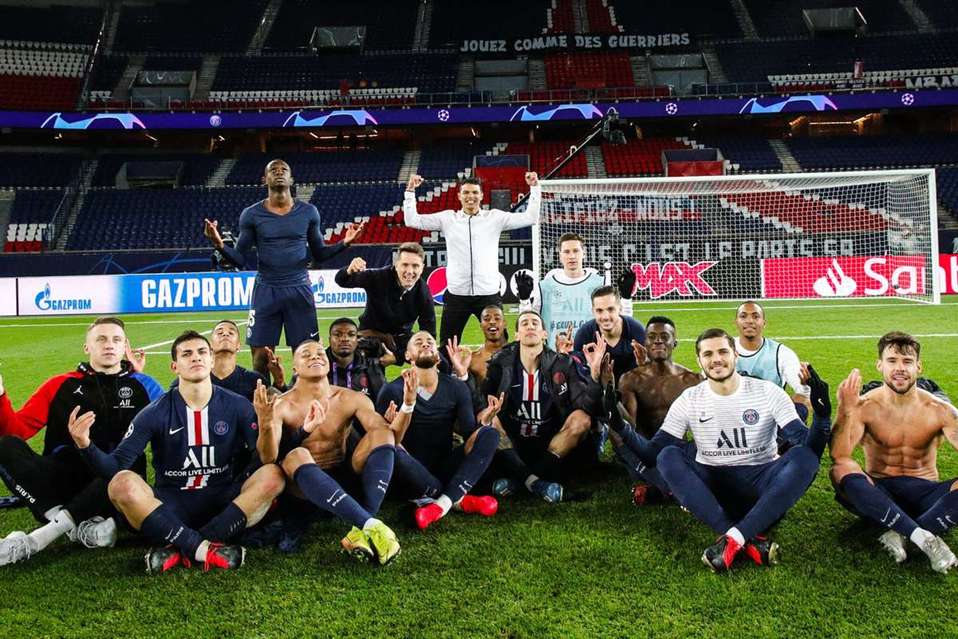 La polémica celebración de los jugadores del PSG dio mucho de qué hablar.