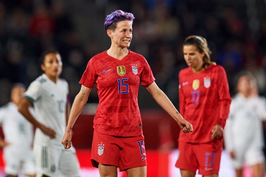 Megan Rapinoe, una de las figuras del equipo femenil de Estados Unidos. FOTO: Mexsport.