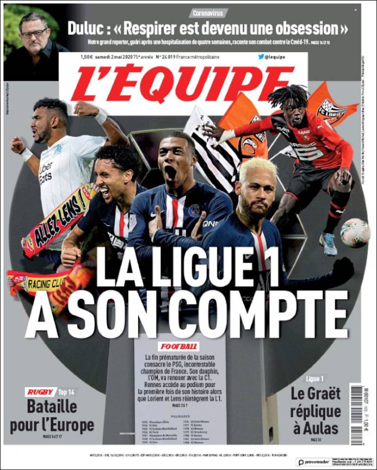Diario L’Equipe, Francia