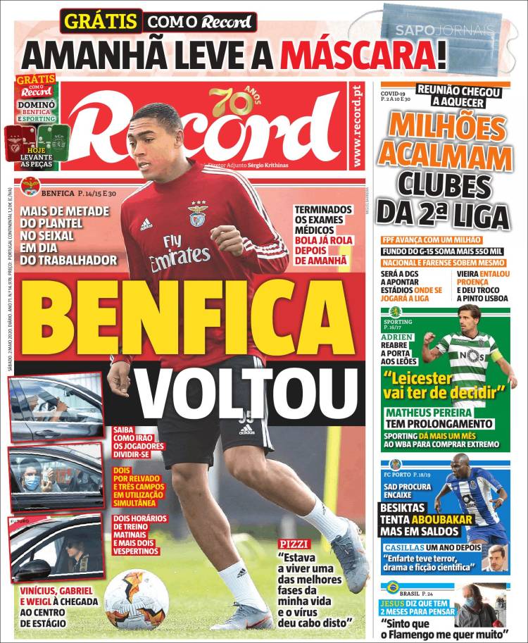 Diario Record, Portugal