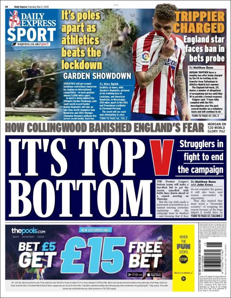 Periódico Express Sport, Reino Unido