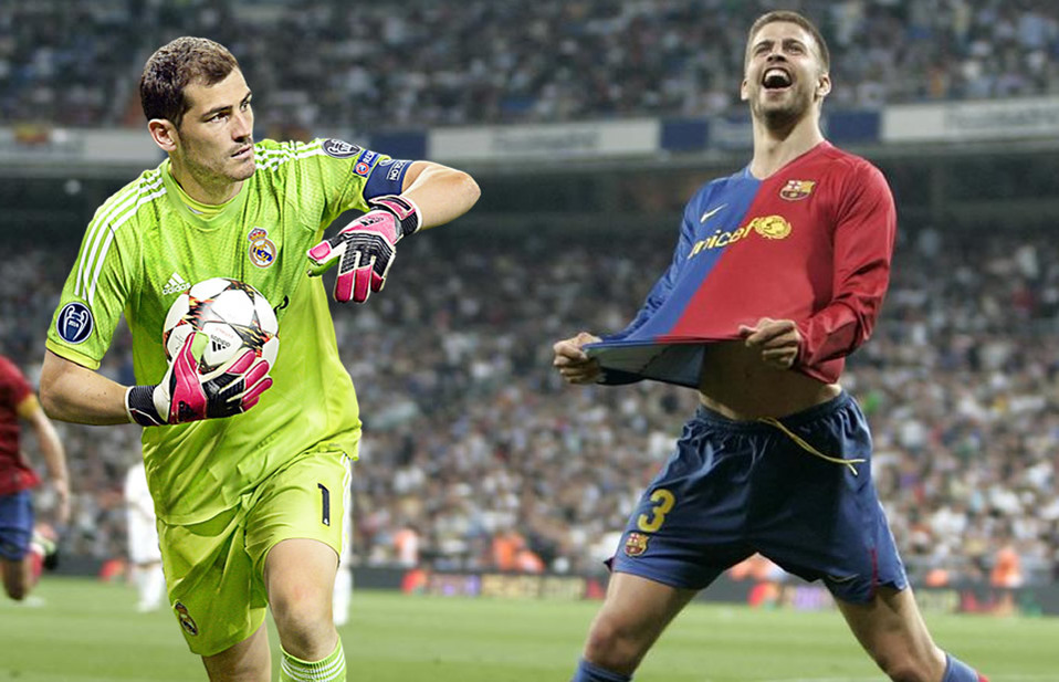 Piqué se quiso burlar del Real Madrid e Iker Casillas lo 'calló'
