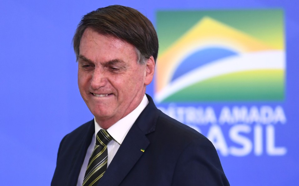 El presidente Jair Bolsonaro ha desatado indignación por su indiferencia ante los fallecidos. Foto: AFP