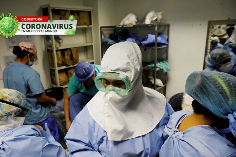 Los médicos mexicanos durante la pandemia. FOTO: Reuters.