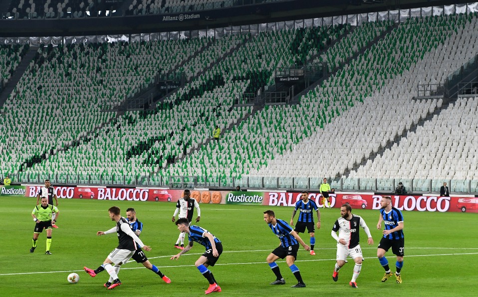 La Serie A fue de las primeras ligas en parar por el covid-19.(AFP)