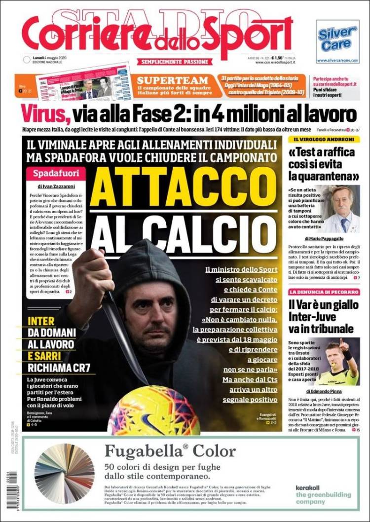 Diario Corriere dello Sport, Italia