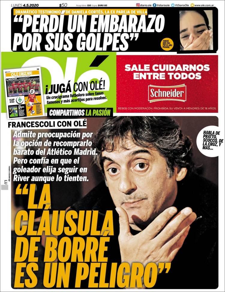 Diario Olé, Argentina