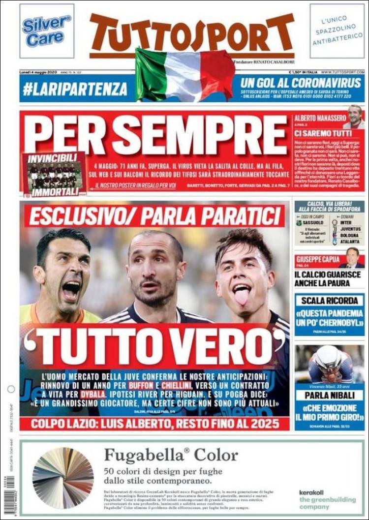 Diario TuttoSport, Italia