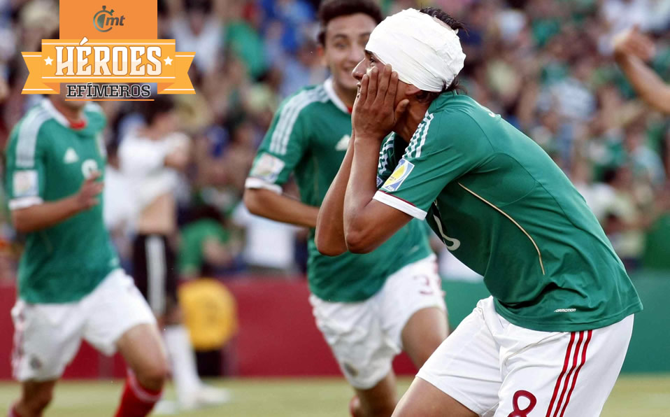 Julio Gómez celebra el3-2 sobre Alemania en el Mundial Sub-17 de 2011. (Foto: Mexsport)