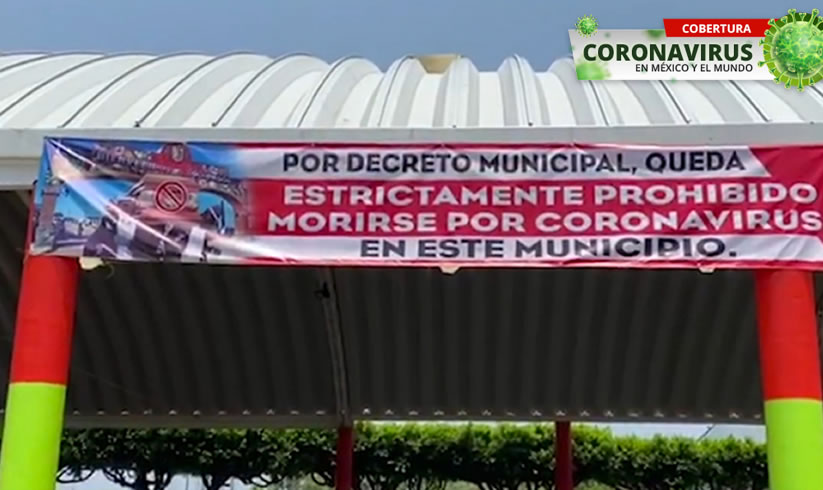 La manta forma parte de la campaña de consciencia.  (@Expresoweb)