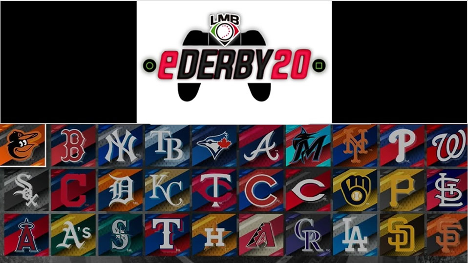 Los equipos MLB (y los estadios) que se eligieron para el eDerby