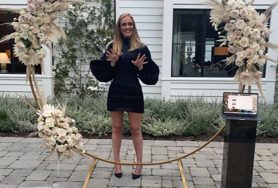 Adele sorprendió con un espectacular cambio. (Instagram Adele)
