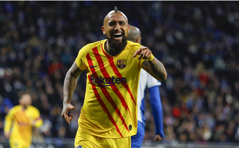El chileno Arturo Vidal juega en el Barcelona (Imago7)