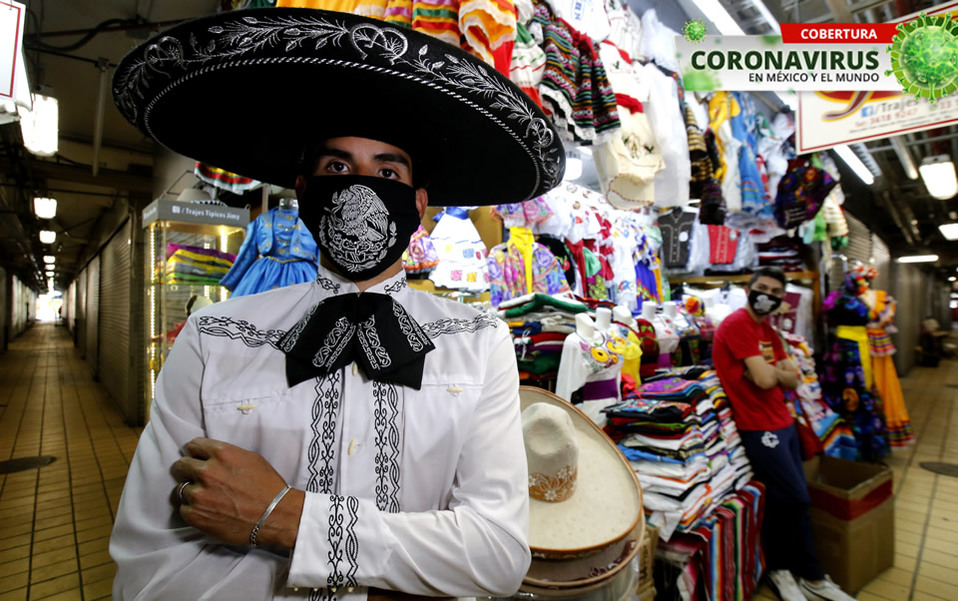 Coronavirus en México. Casos y muertes 8 de mayo de 2020