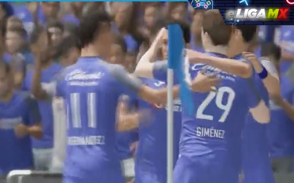 La celebración celeste. (FIFA)