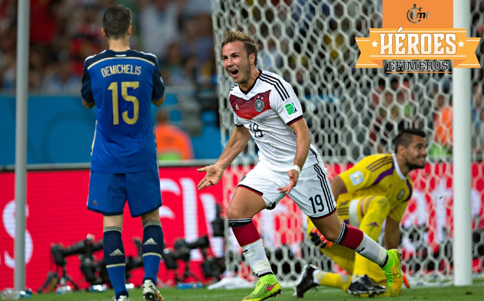 Mario Götze fue el héroe de Alemania en el Mundial de Brasil 2014. Foto: Imago7