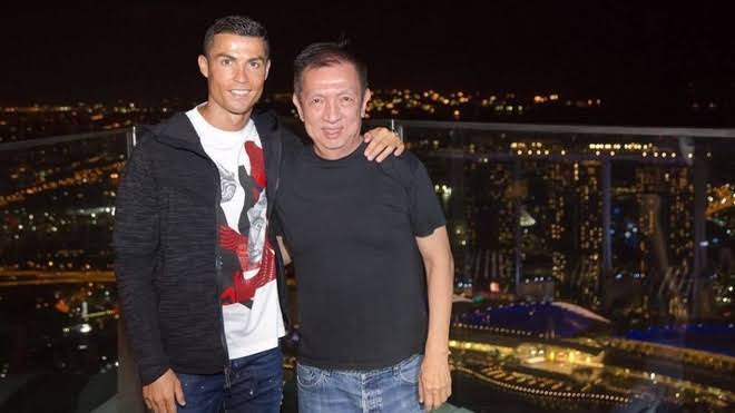 Cristiano Ronaldo felicita a Peter Lim por acciones humanitarias (FOTO: LaLiga)