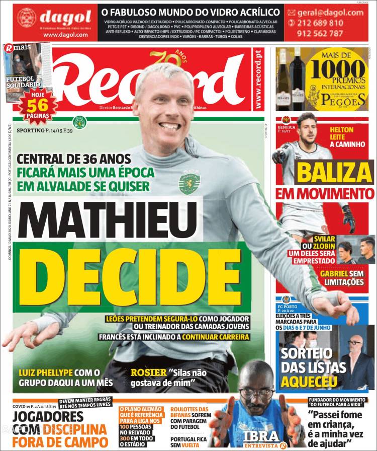 Diario Record, Portugal