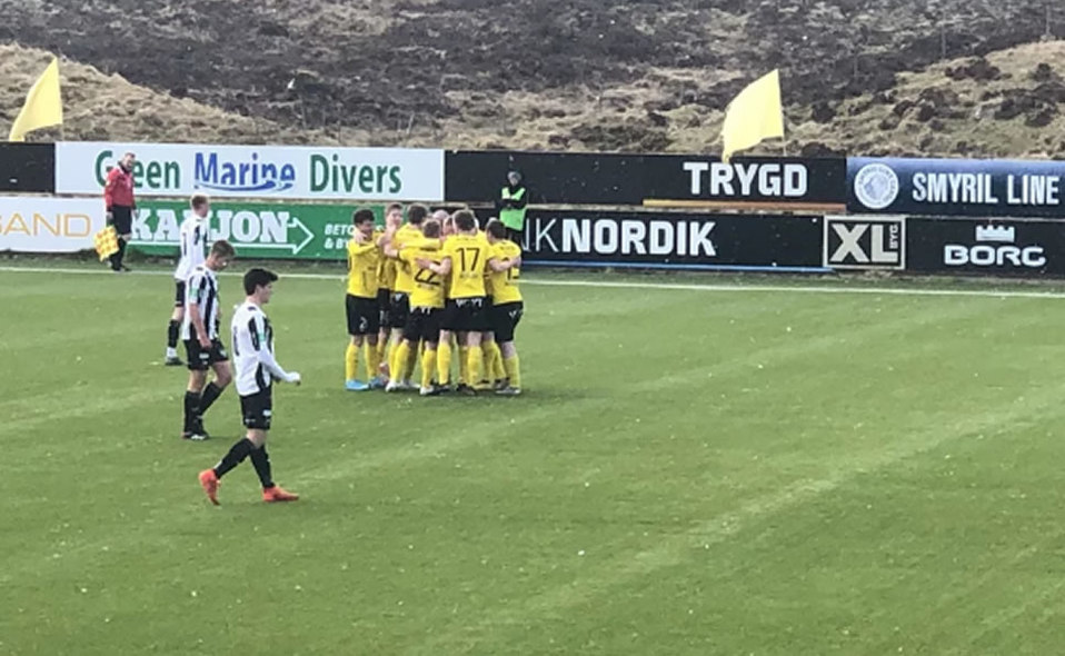 Partido de la Liga de Islas Feroe del torneo anterior.