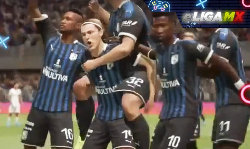 Querétaro goleó a Toluca en la Jornada 9 de la eLiga MX. (FIFA 20)