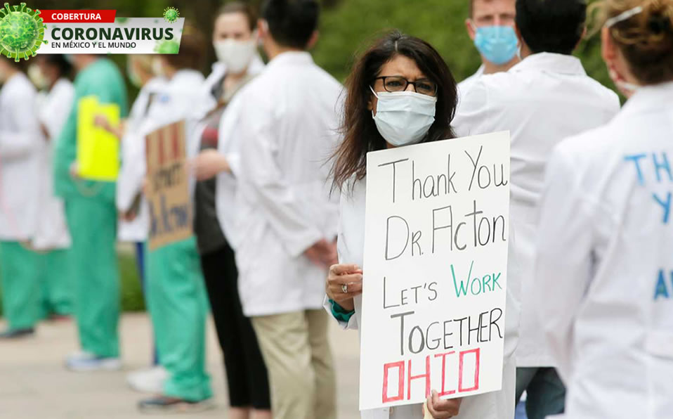 Ohio reporta mil muertos por el coronavirus. (AP)