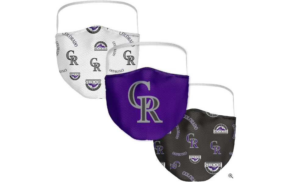 Cubrebocas de los Colorado Rockies en MLB Shop