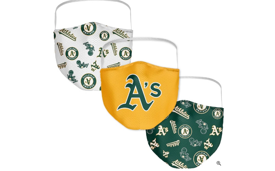 Cubrebocas de los Oakland Athletics en MLB Shop