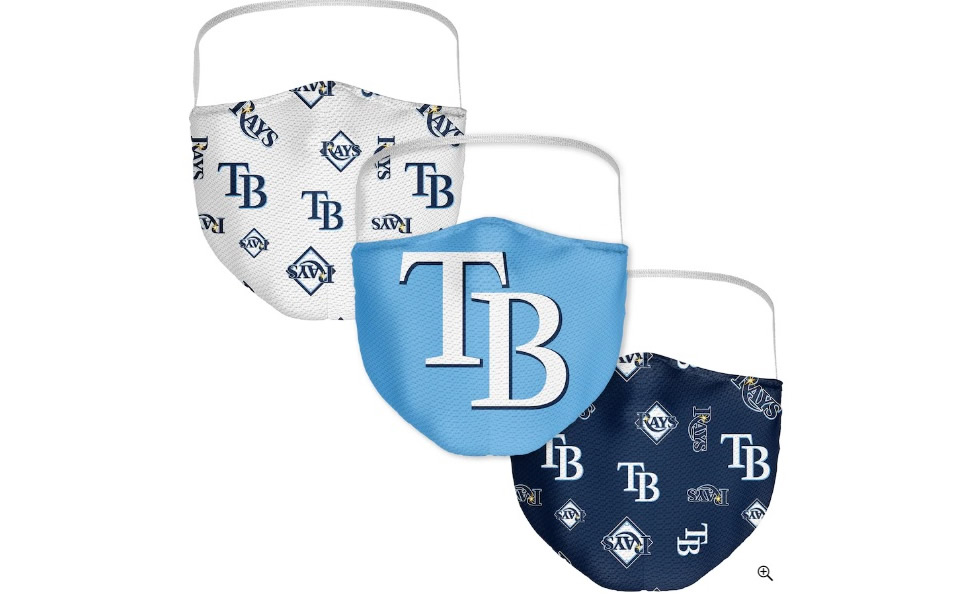 Cubrebocas de los Tampa Bay Rays en MLB Shop