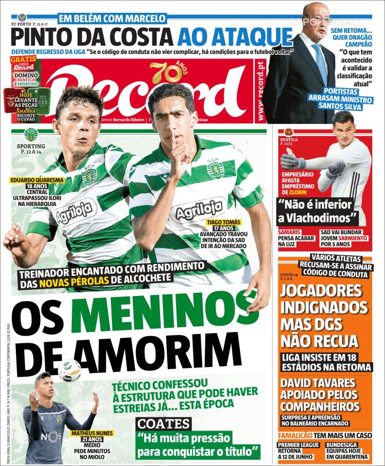 Diario Record, Portugal