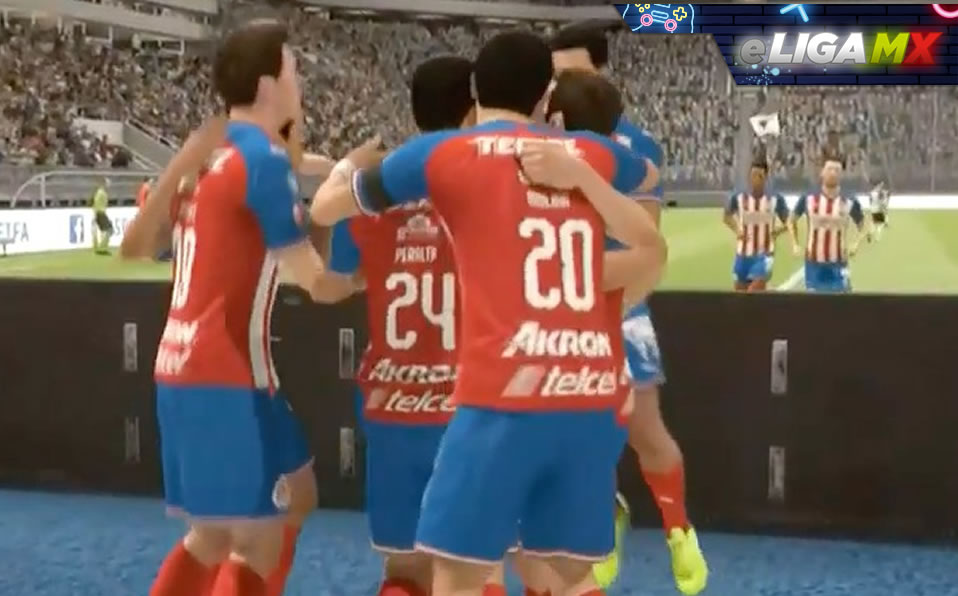 El Rebaño celebrando el empate.