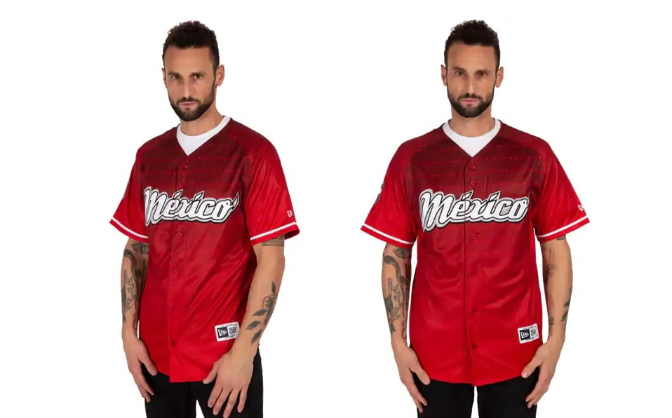Para las giras, utilizarán este uniforme rojo.