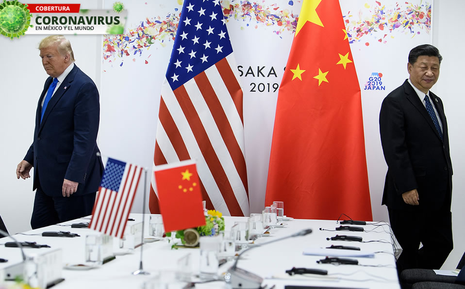 Donald Trump se dice 'decepcionado' de la gestión china ante la pandemia (AFP)