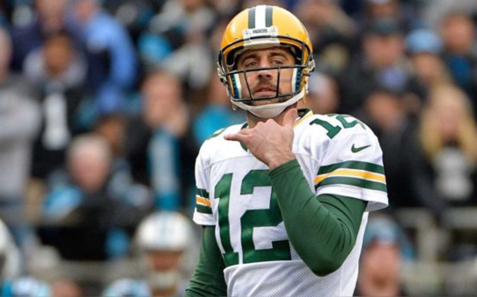 Aaron Rodgers duda si podrá retirarse en Green Bay. Foto: AFP