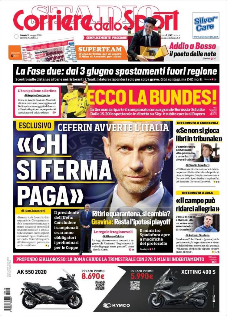 Diario Corriere dello Sport, Italia
