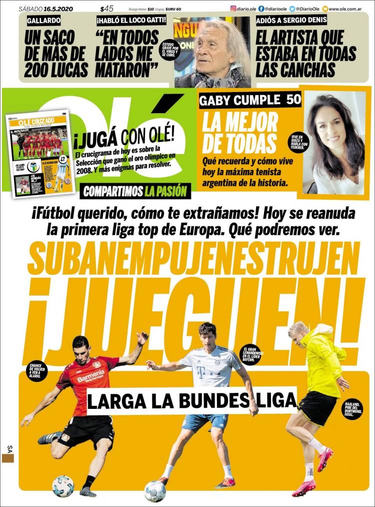Diario Olé, Argentina