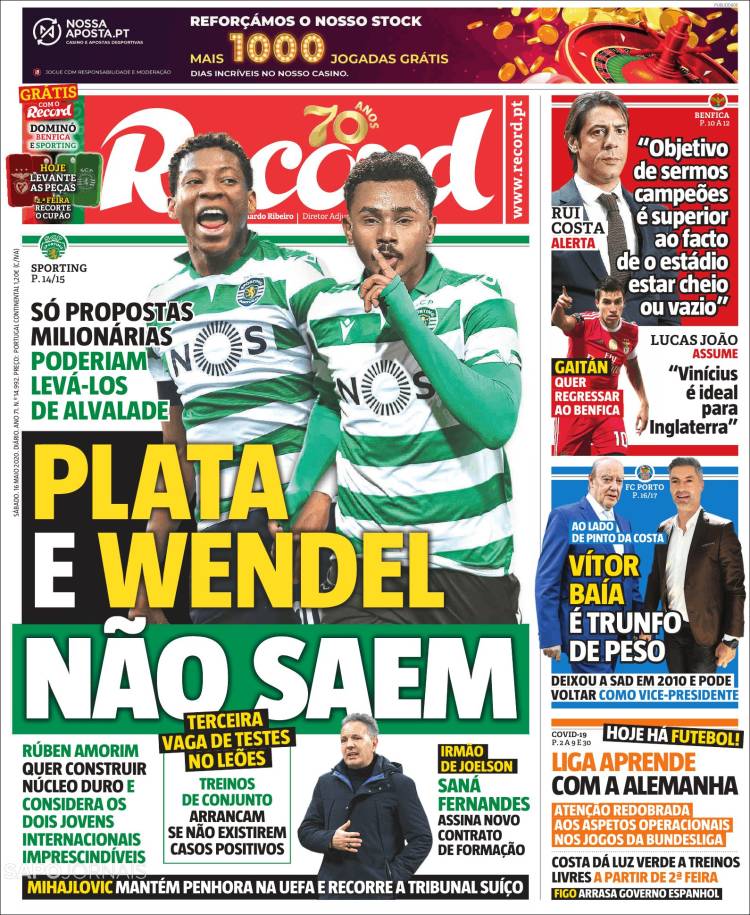 Diario Record, Portugal