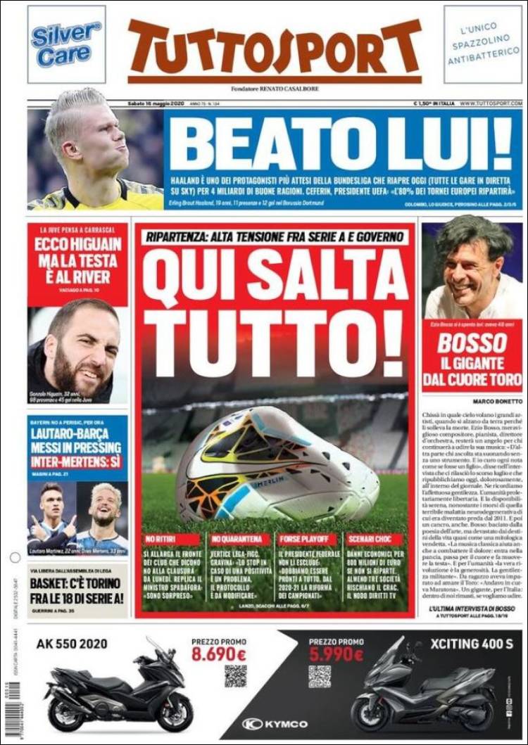 Diario TuttoSport, Italia