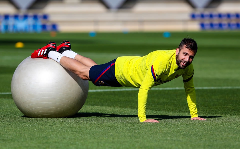 Entrenan por separado.  (Barcelona)