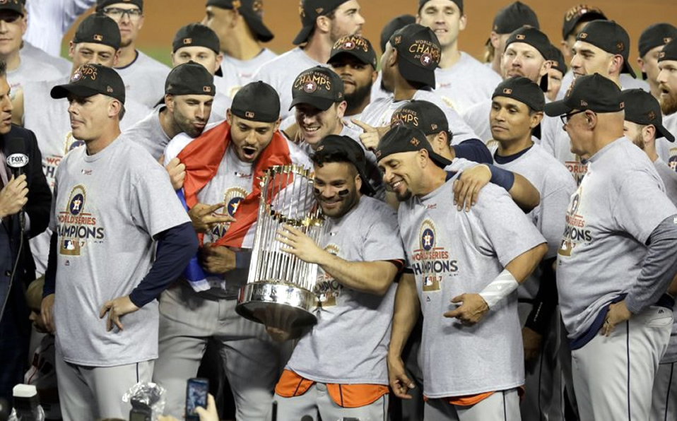 El 2017 en MLB terminó con los Astros conquistando la Serie Mundial. (Foto: AP)