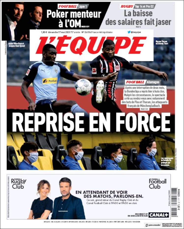 L'Equipe. (Francia)