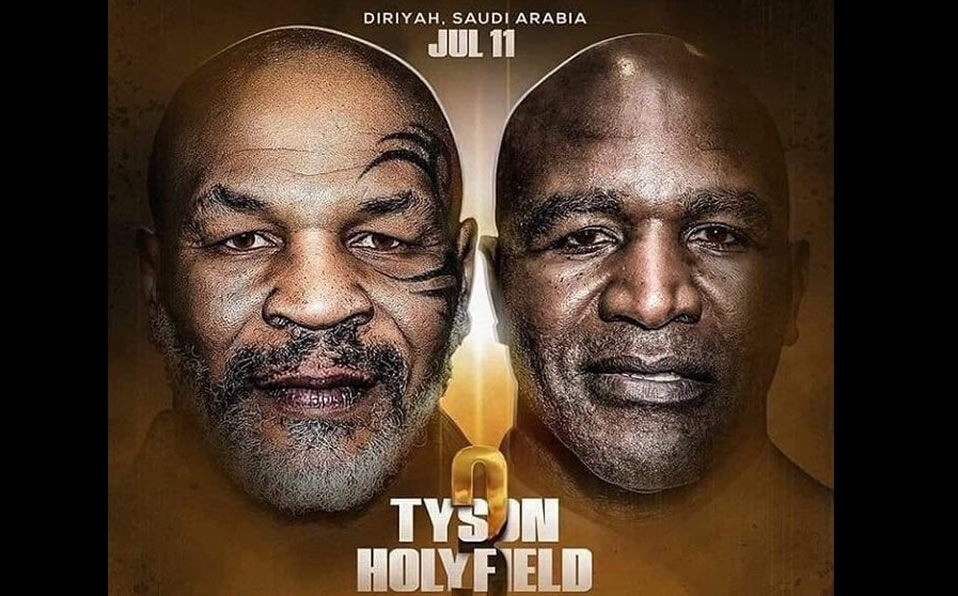 Mike Tyson y Evander Holyfield pelearán con fines benéficos. (Foto: @grandeparceiro)