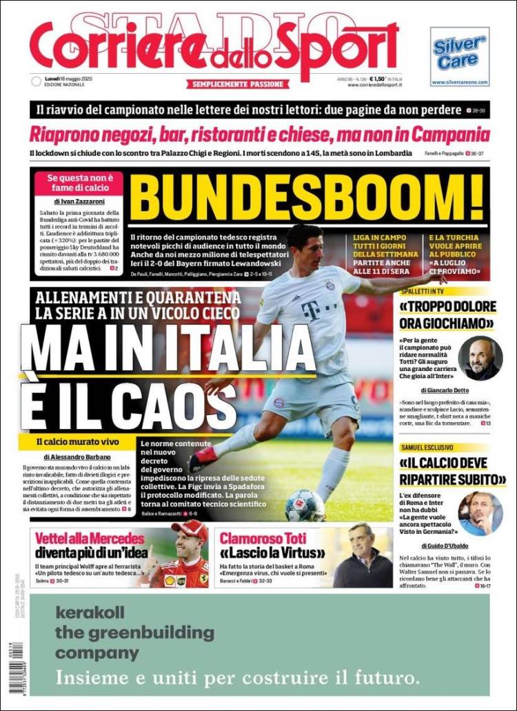 Diario Corriere dello Sport, Italia